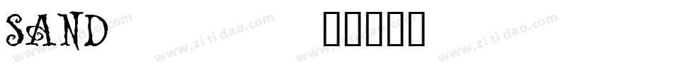 SAND____字体转换