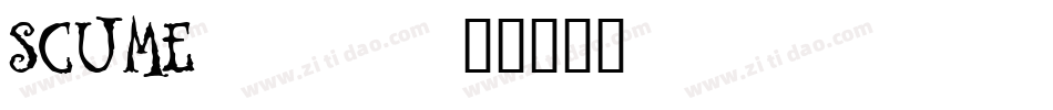 SCUME___字体转换