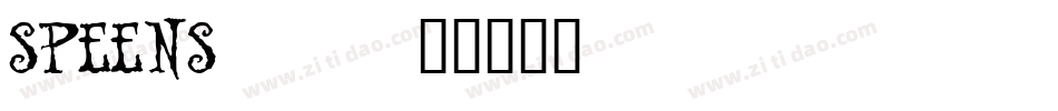 SPEENS__字体转换