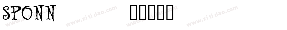 SPONN___字体转换