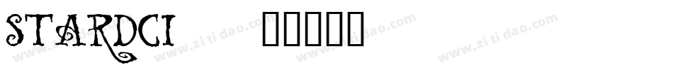 STARDCI_字体转换