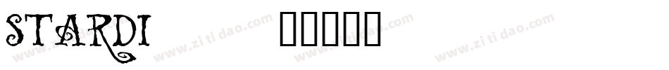 STARDI__字体转换