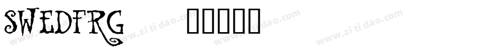 SWEDFRG_字体转换