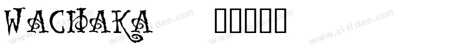WACHAKA_字体转换