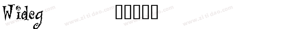 Wideg___字体转换