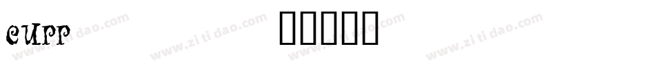 eurr____字体转换