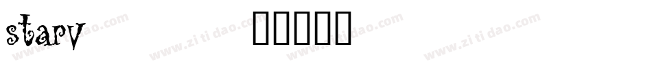 starv___字体转换