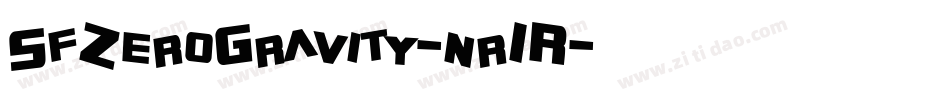 SfZeroGravity-nr1R字体转换 SfZeroGravity-nr1R字体转换