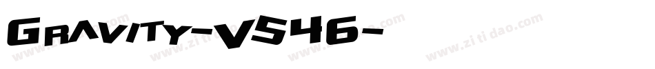 Gravity-V546字体转换