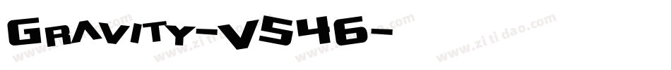 Gravity-V546字体转换