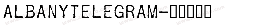 AlbanyTelegram字体转换