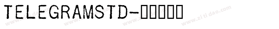 TelegramStd字体转换