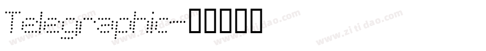 Telegraphic字体转换