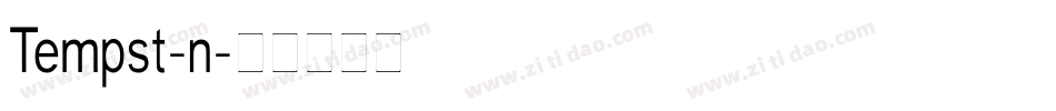 Tempst-n字体转换