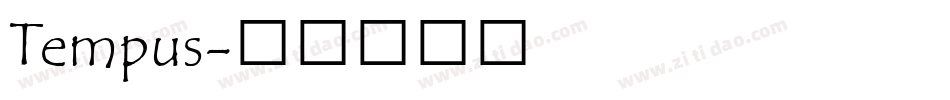 Tempus字体转换