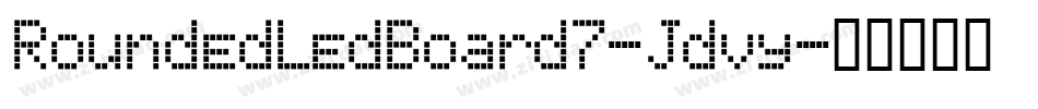 RoundedLedBoard7-jdvy字体转换