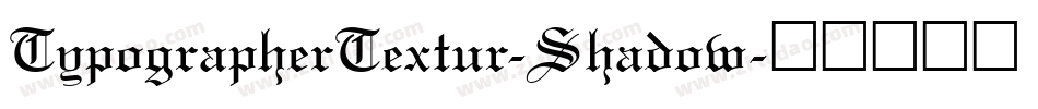 TypographerTextur-Shadow字体转换