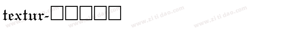 textur字体转换