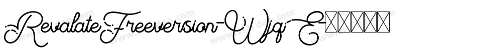 RevalateFreeversion-WjqE字体转换