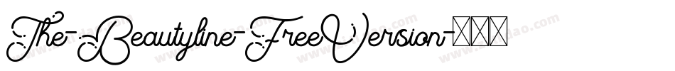 The-Beautyline-FreeVersion字体转换
