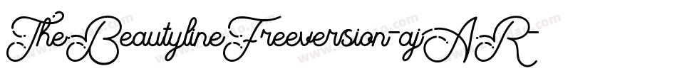 TheBeautylineFreeversion-ajAR字体转换
