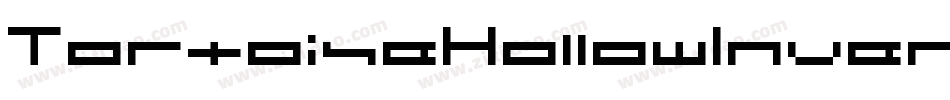 TortoiseHollowInverse-BW06l字体转换