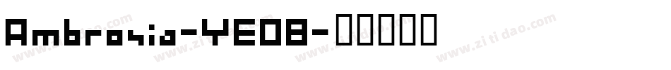 Ambrosia-YE08字体转换