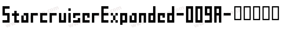 StarcruiserExpanded-O09A字体转换