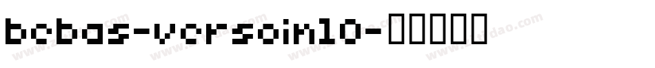bebas-versoin10字体转换