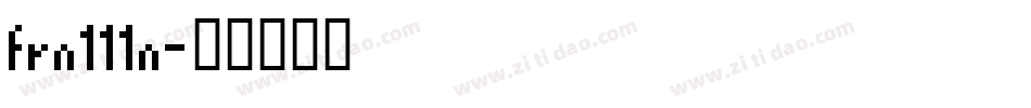 Frn111n字体转换