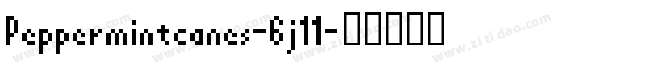 Peppermintcanes-6j11字体转换