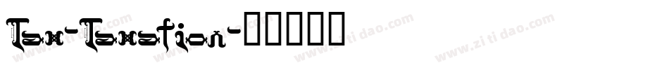 Tax-Taxation字体转换