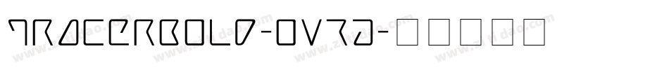 TracerBold-Ov7A字体转换