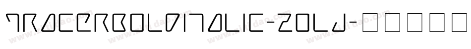 TracerBoldItalic-Z0lJ字体转换