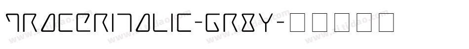 TracerItalic-GR8y字体转换