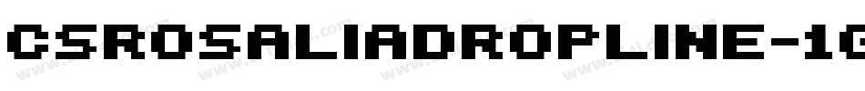 CsRosaliaDropline-1GD14字体转换