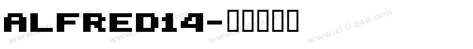 alfred14字体转换