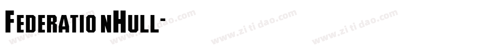 FederationHull字体转换