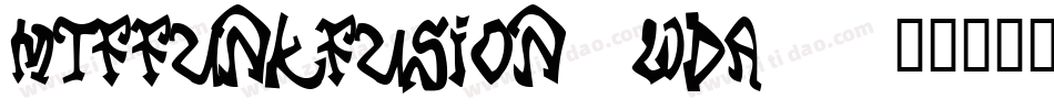 MtfFunkFusion-wdA9字体转换