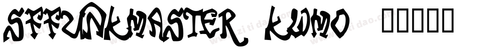 SfFunkMaster-KWmo字体转换