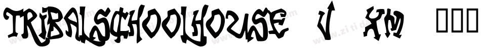 TribalSchoolhouse-v2XM字体转换