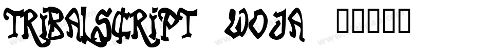 TribalScript-WOjA字体转换