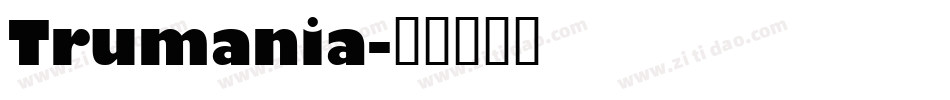 Trumania字体转换