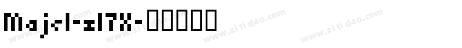 Majel-z17X字体转换