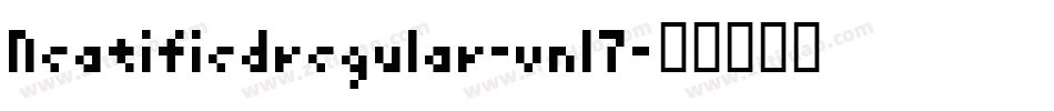 Neatifiedregular-vn17字体转换