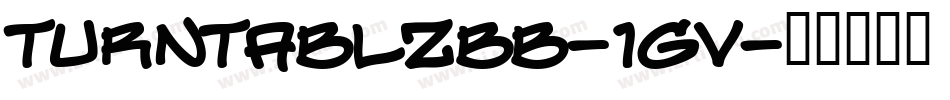 TurntablzBb-1gv字体转换