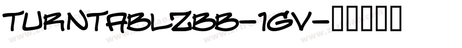 TurntablzBb-1gv字体转换
