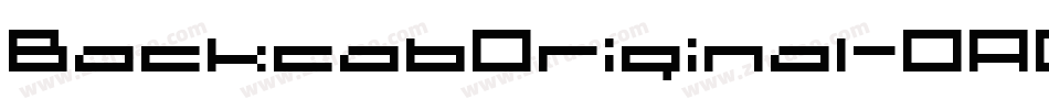 BackcabOriginal-OA06字体转换