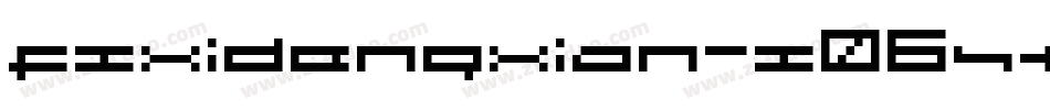 fzxidengxian-z06stt字体转换