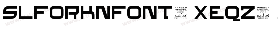 SlForknFont-XEqZ字体转换